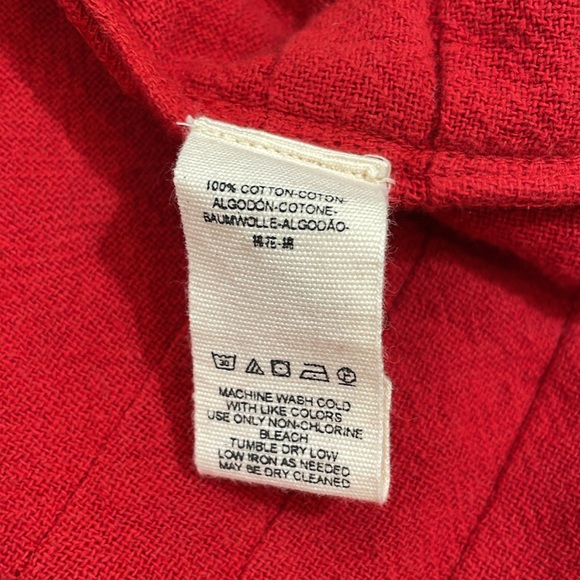 Free People In The Clear Embroidered Dress Size S EUC Oversized Relaxed Fit - Picture 12 of 13